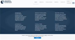 Desktop Screenshot of barloventocomunicacion.es